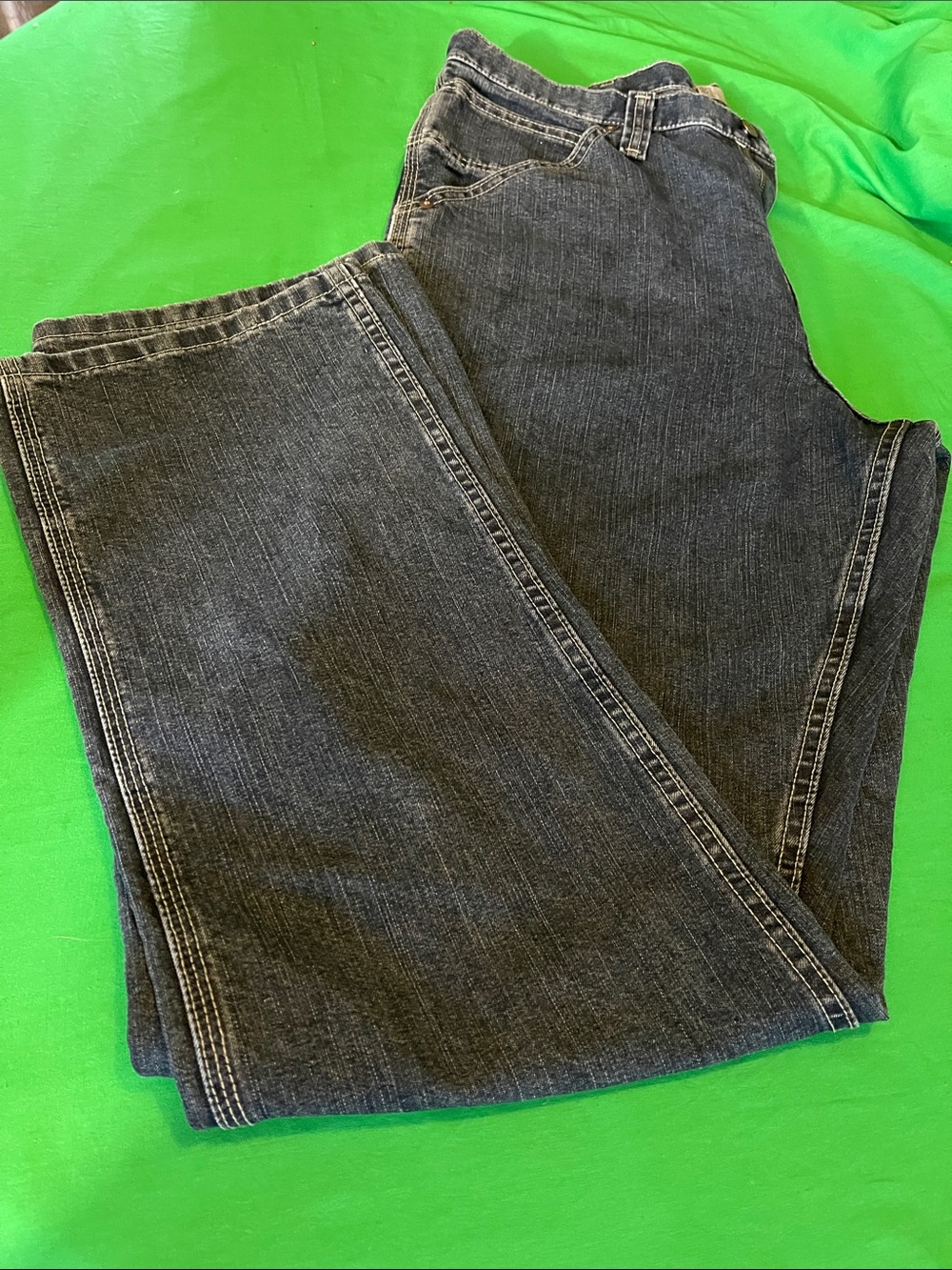 Lee Dark Wash Straight-Leg Denim Jeans